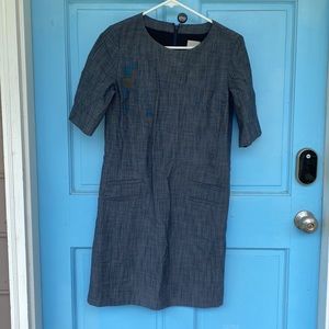 women denim.dress Maxi Denim Dress for Tall in New Colorado Blue L / Extra Tall / New Colorado Blue flare silhouette Most worn denim dress Color:Red Floral-3 Rewards Members Extra 10% off NH JUNE 2025